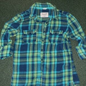 Aeropostale Signature Flannel Shirt Size M